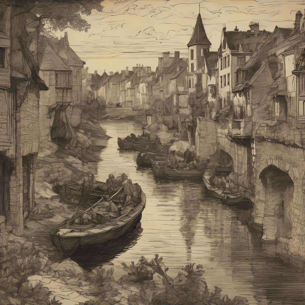 επιστήμη και τέχνη, ρομαντισμός, επαναστάσεις, ζωγραφική, ιστορικό σκίτσο.